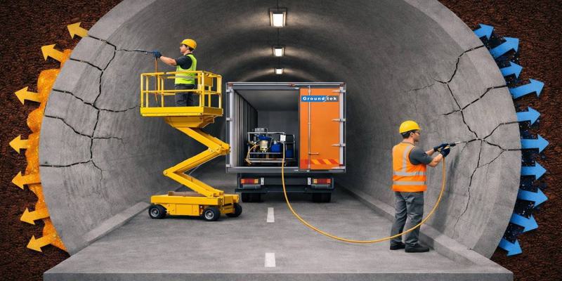 Технологии Groundtek: инъекционная гидроизоляция с геополимерами Ground Fix