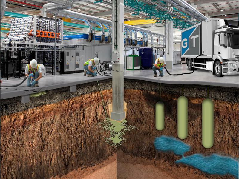 Устранение осадки фундамента