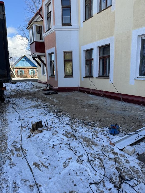 ремонт просадки основания