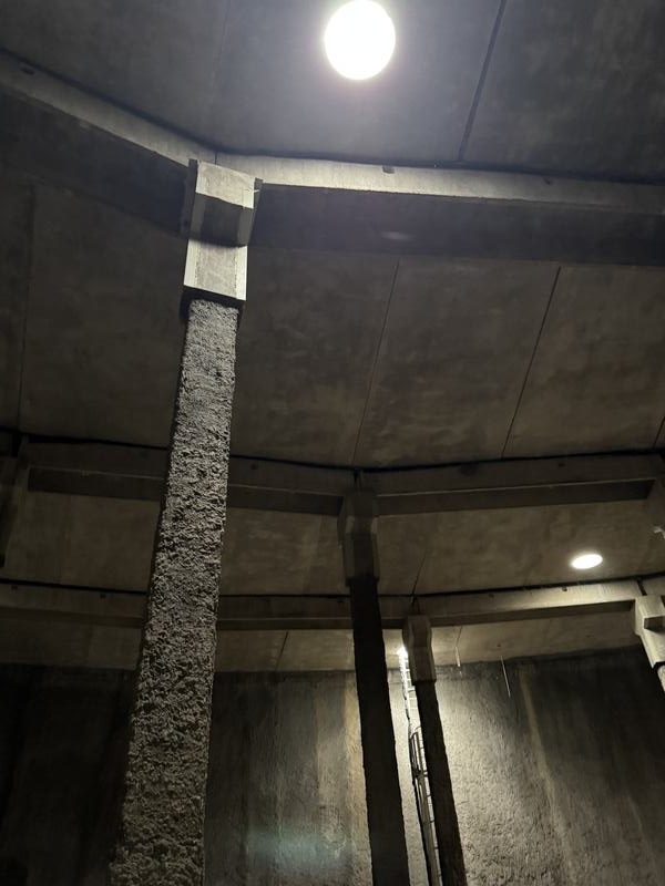 ремонт основания резервуара