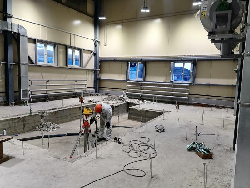 инъекционное усиление промышленных полов