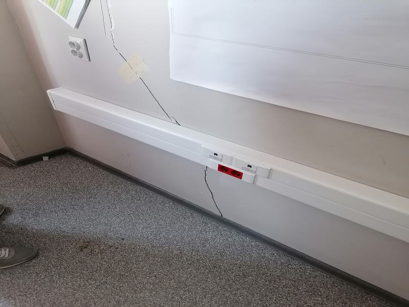 ремонт просадки основания