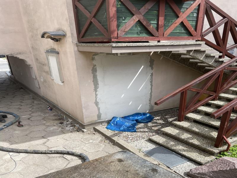 ремонт просадки фундамента