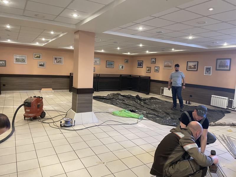 просадка пола