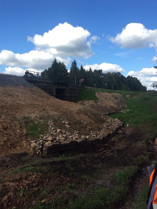 просадка конструкций железной дороги