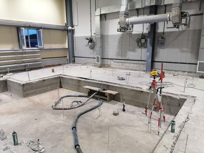 выравнивание промышленных полов