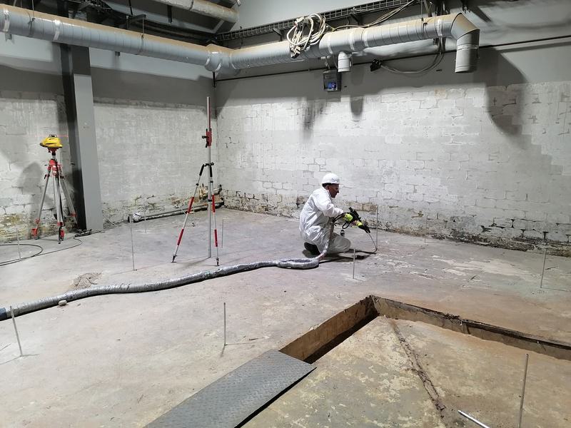 просадка пола комплекс