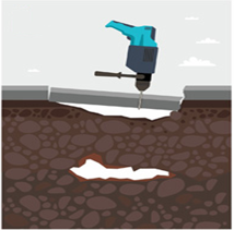 Сверление отверстий для инъекторов